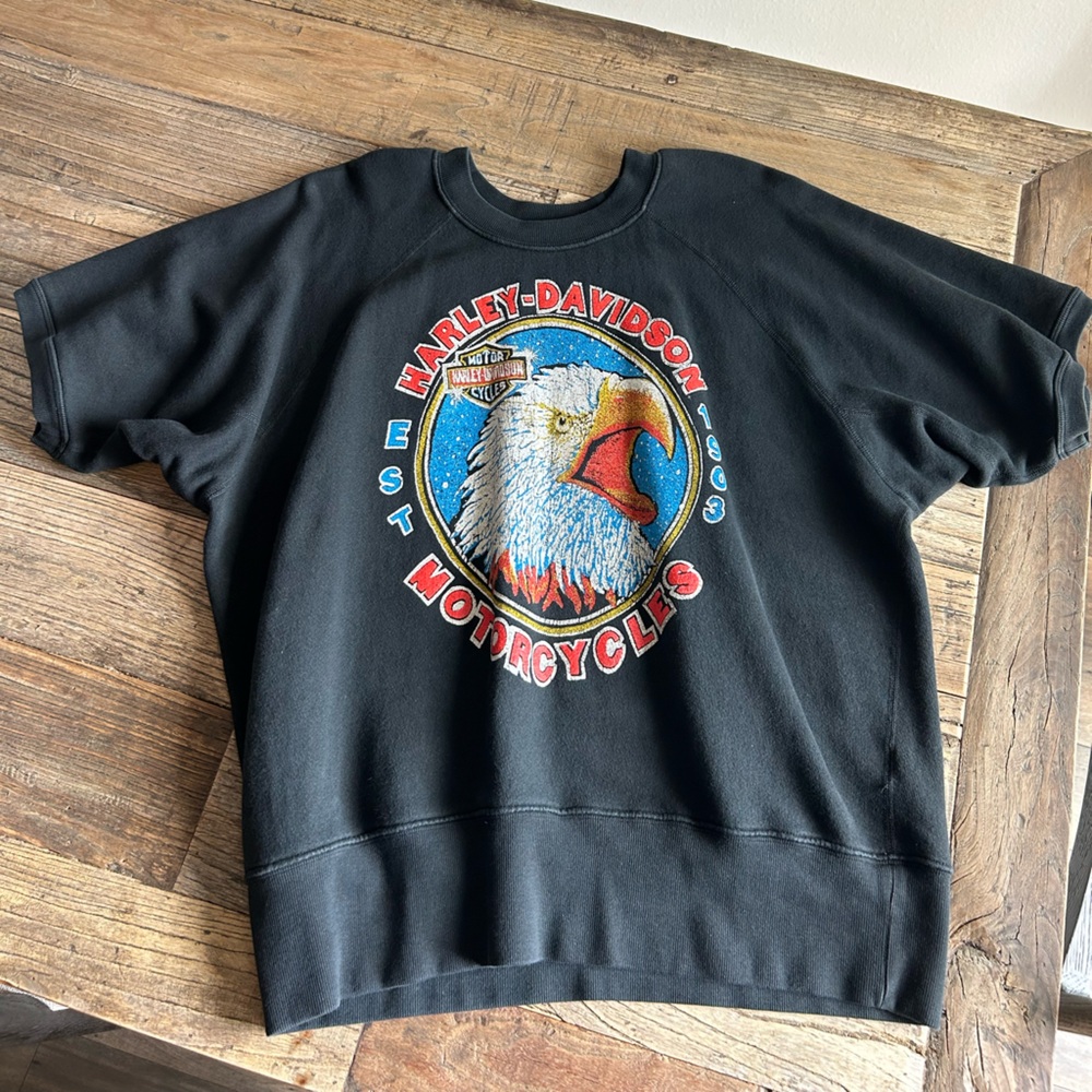 MadeWorn Black Harley-Davidson Sweatshirt